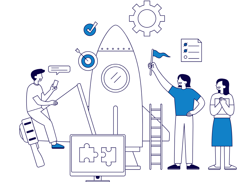 Widok kluczowych modułów systemu helpdesk